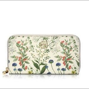 Tory Burch Robinson Watercolor Continental Wallet
